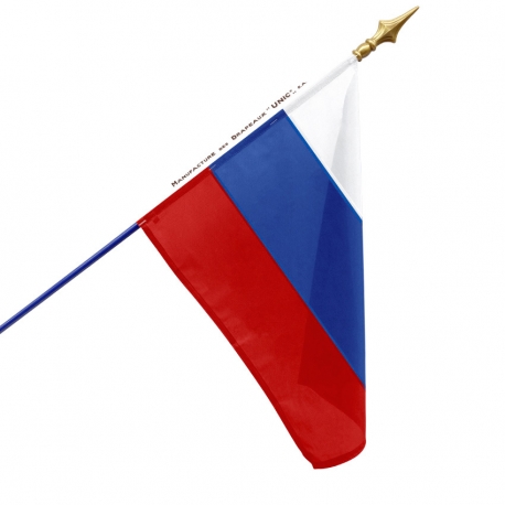 Drapeau Russie / russe en tissu de qualité