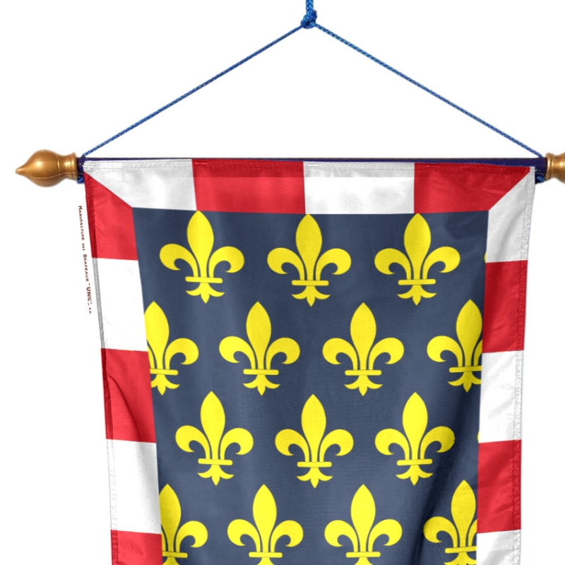 Drapeau Touraine drapeaux provinces France Unic