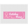 Banderole PVC Octobre Rose